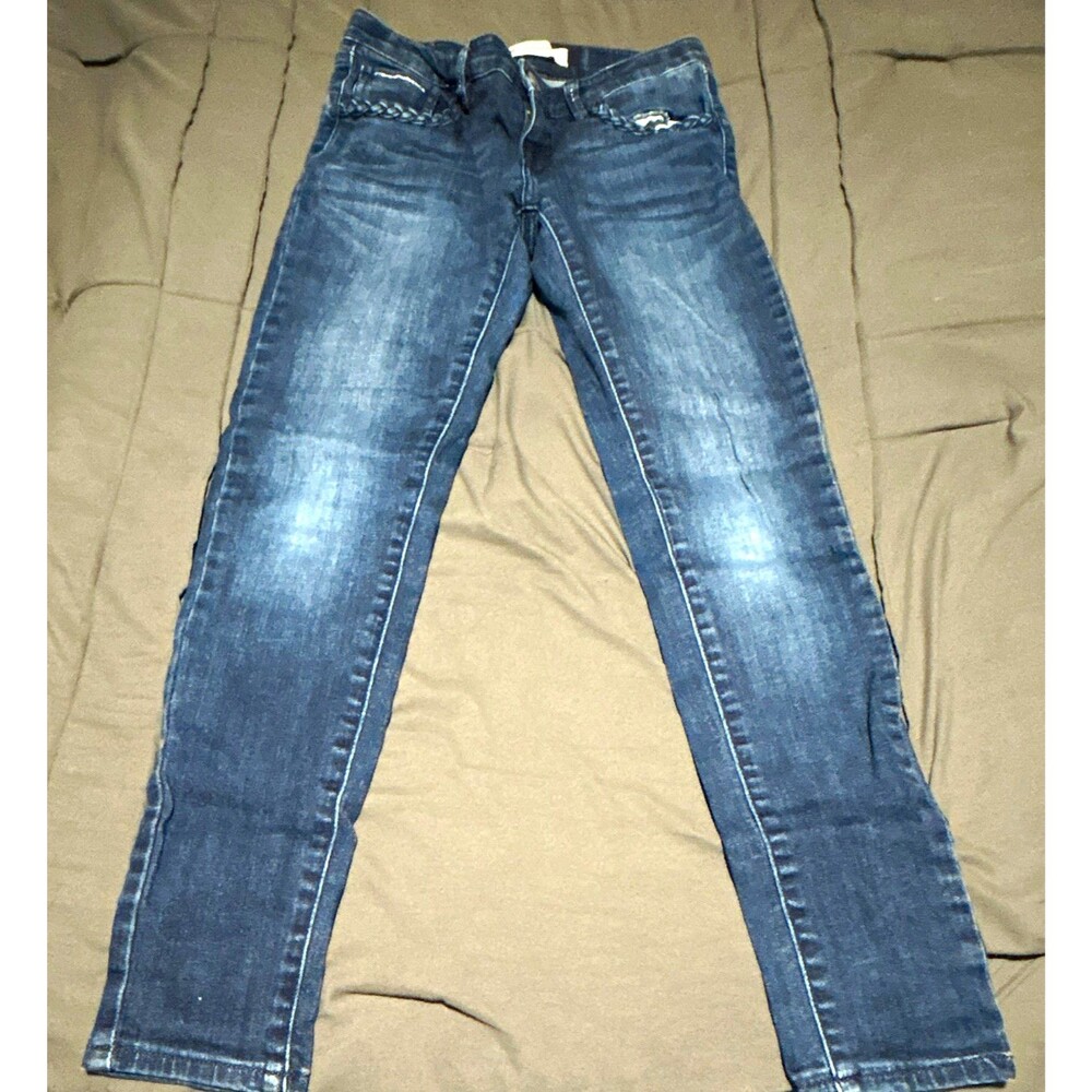 Levi's 710 Super Skinny Girls Dark Wash Blue Denim Jeans: Size 10 Stretch